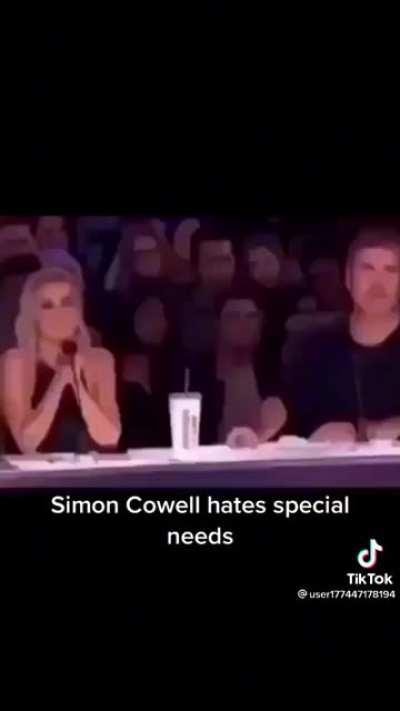 Simon Cowell is an ableist!!!1!1 🥺