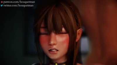 Tamaki moans, Misaki twitches (bouquetman) [Dead or Alive]