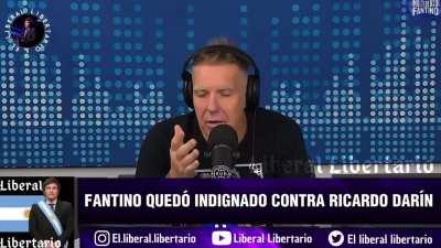 Fantino indignado contra Darin por decir que a Argentina se la conoce solo por el cine