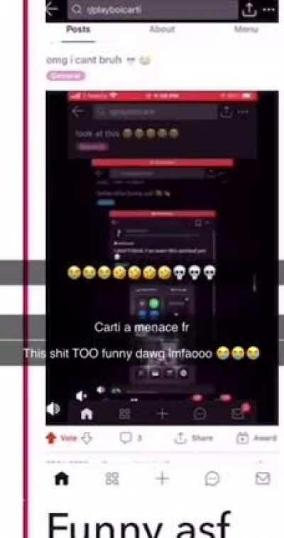 Why Carti do Uzi like that bro😭😭😭