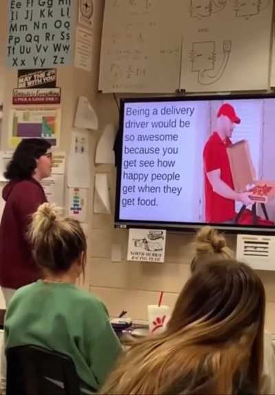 Goofy ahh school presentation