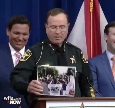 Sheriff Grady Judd Uses Easy to Understand Pictures to Explain to Liberals The Difference Between Protesting and Rioting