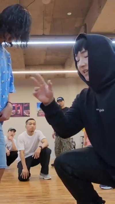 Just some bros hyping up bro's talent   