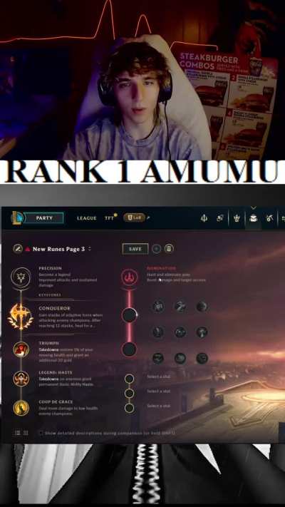 BEST AMUMU RUNES S16