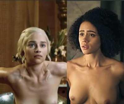 Emilia Clarke vs Nathalie Emmanuel