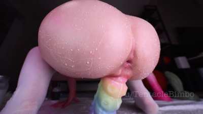 Would you like my ride my tentacle in your face like this? Could you resist the asshole? Full video out now on OF and Fansly!