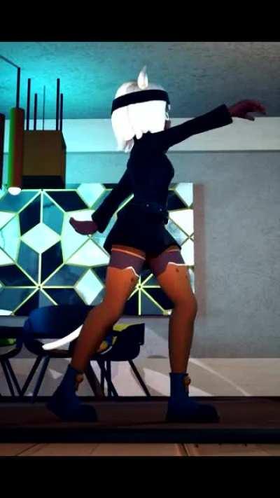 Posting a video of Whisk dancing to a random song until Murder Drones comes out - Day 16