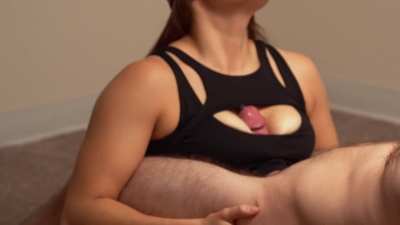 Gym girl titfuck