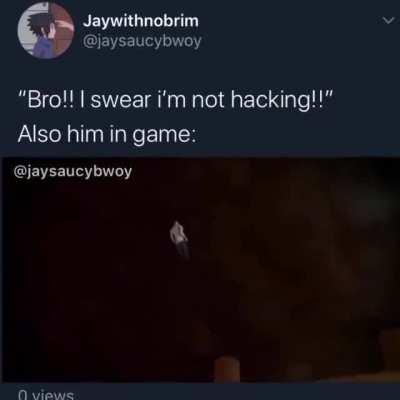 Definitely not hacking