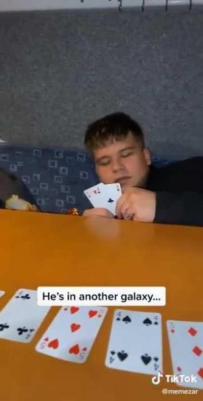 Thinks he's blasting off