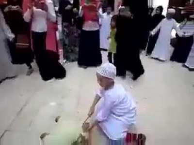 Nothing much! Just peacefuls teaching peacefulness to the next generation!! 🕊️ 💀