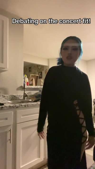 Debating my concert outfit