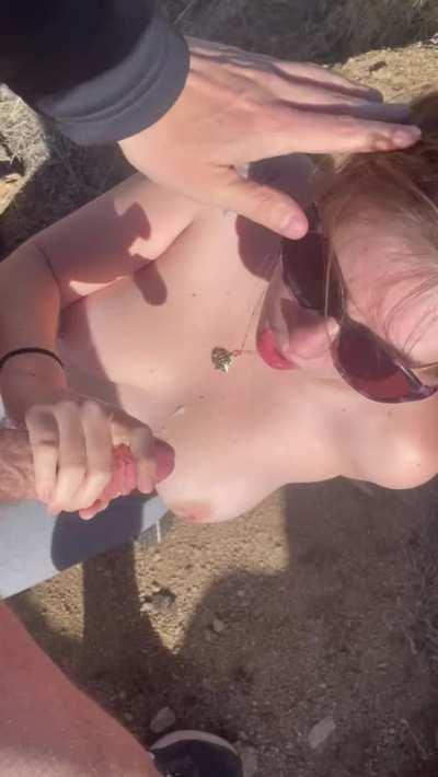 Went to Joshua Tree 🌲 Just so he could film me being a CUM SLUT…I loved it!