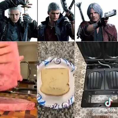 the trio preparing breakfast