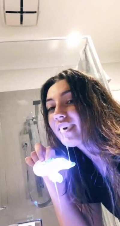 More spitting hotness (Toothpaste spitting trend)