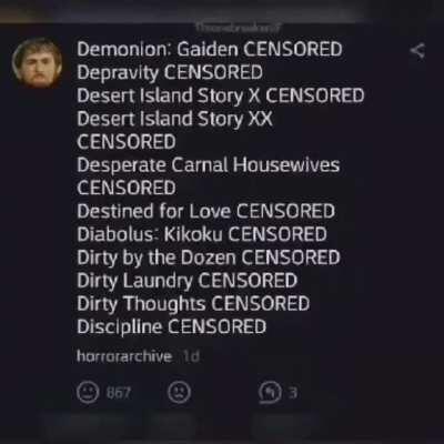 Name all hentai ever