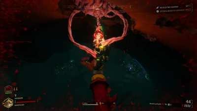 have you ever been grabbed by a leech and then get stabbed twice in the balls?