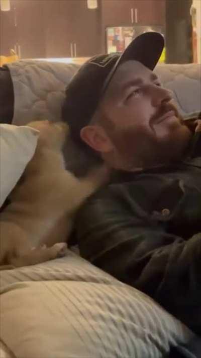 First night in her forever home!