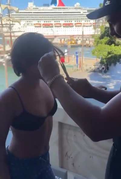 Beach Haircut ❤️‍🔥