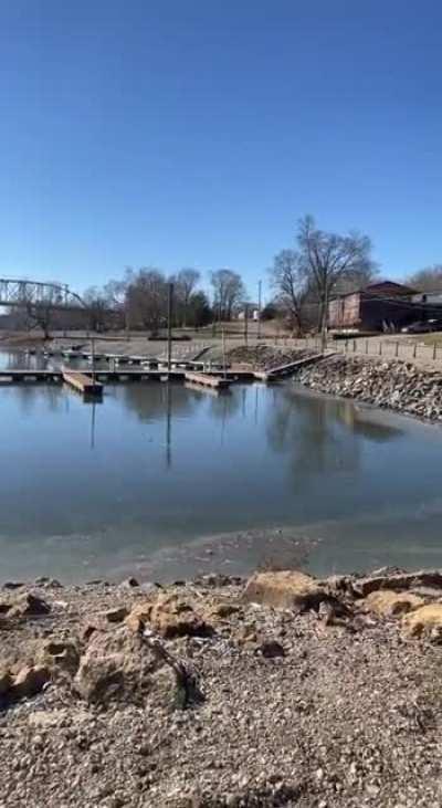 Couldn't bring the ice to the rock, so I brought the rock to the ice.