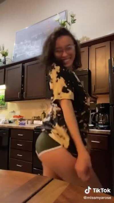 She was hiding all that ass