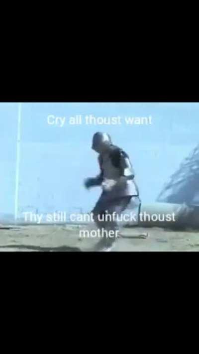 Thou shalt not fear as the knight of grief is here