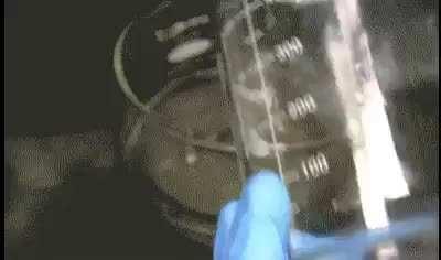 Chemically erasing hard drive