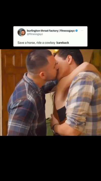 Brother kisses his sister's husband 