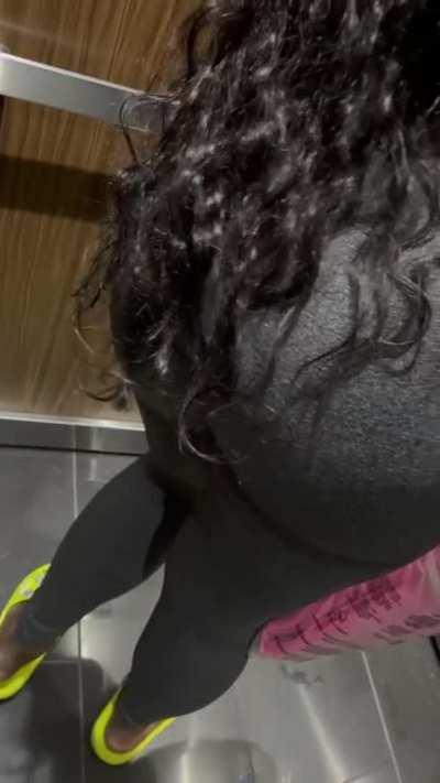 Hot boxing an elevator 