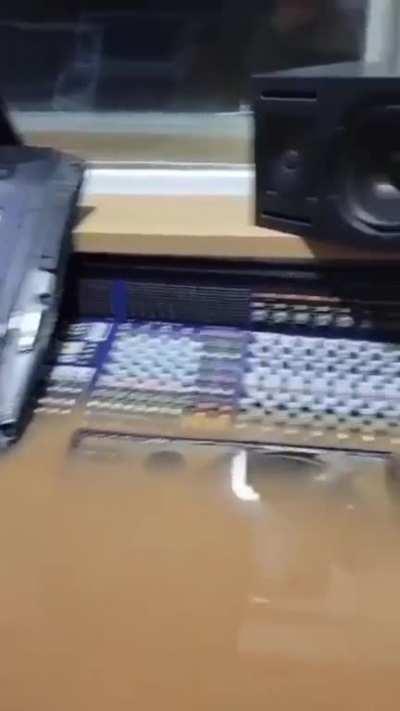 Recording studio attached