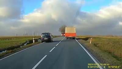 Unsuccessful overtaking