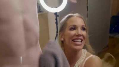 She Suddenly Starts Sucking Him Behind The Scenes