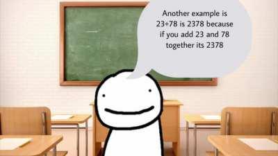 MATH LESSONS WITH DREAM ( he is very smart)