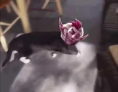 rakan looking for xayah (enable sound)