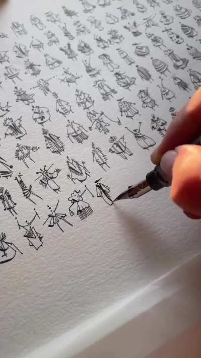 Drawing freehand figures so cleanly