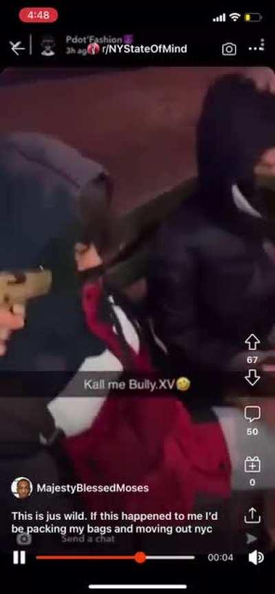 Wow this is sad ...Ny niggas love doing some cop shit like this