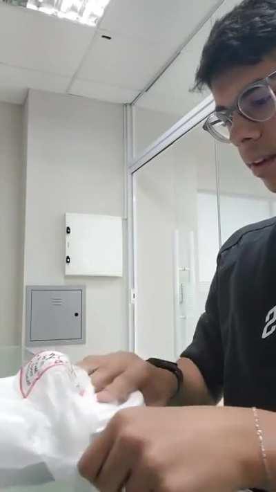 My GF bought me lunch and asked me to record it