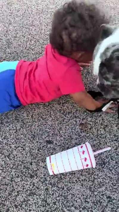 Ketchup on the elbow 