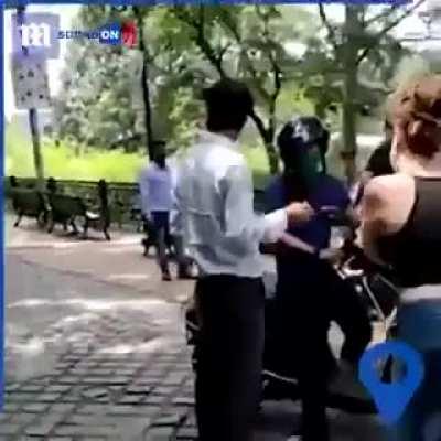 This footage was taken last year of a foreigner not respecting Indian guidelines