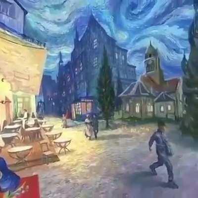 Several of Van Gogh's paintings combined and converted to Virtual Reality.