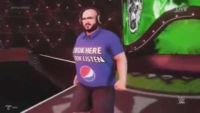 Leaked video of WingsOfRedemption’s entrance during the boxing event