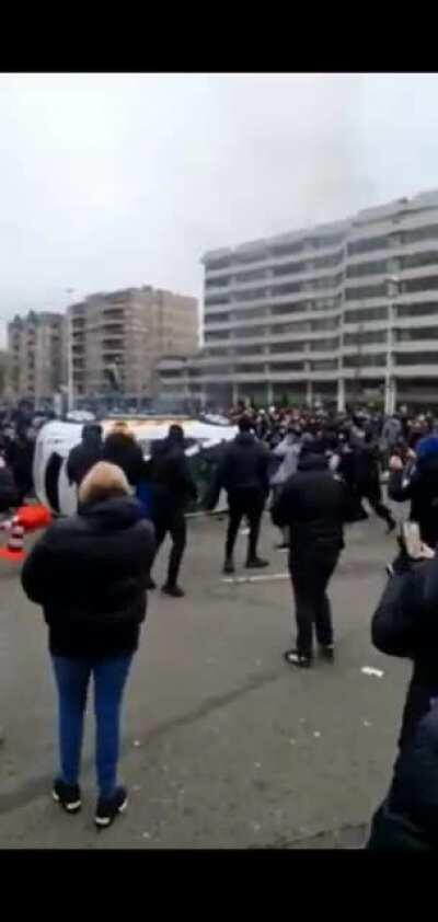 Riots against new covid measurements in the Netherlands