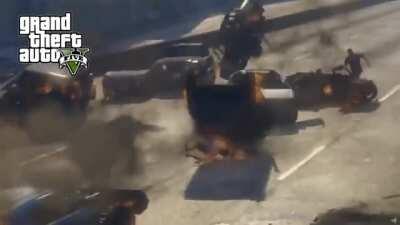 Gta 5 traffic Vs Cyberpunk (1977) traffic