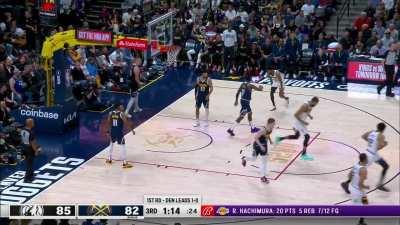 [Highlight] KAT to Rudy! The Wolves bigs combine as the offence is flowing magnificently. Minnesota finish with 40 points on 17/21 shooting in the 3rd.