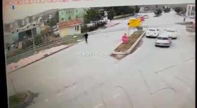 Turkish man hit by train