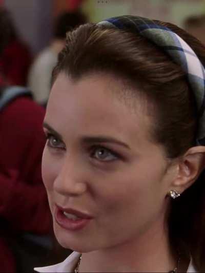 Mia Kirshner - naughty schoolgirl