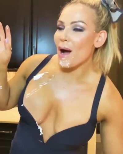 Nattie loves cream