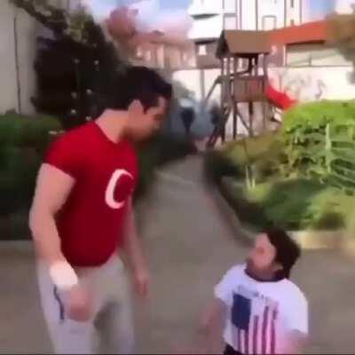 Least nationalist turk