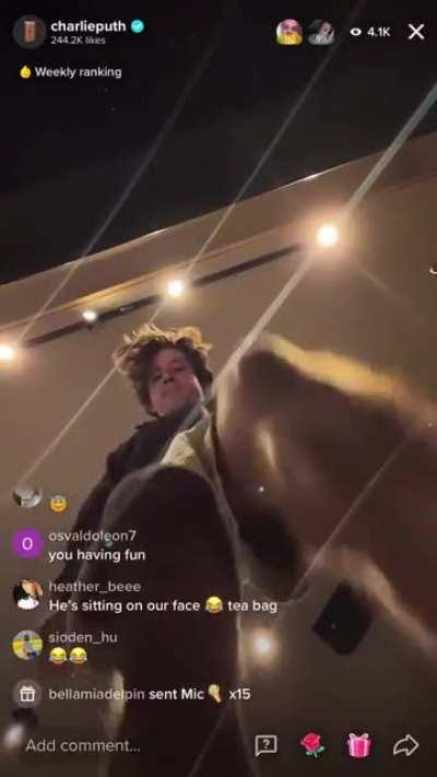 what the hell is Charlie Puth doing