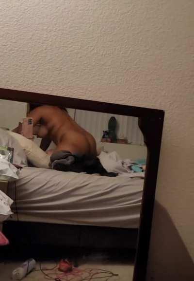 She really wanted that creamy ending